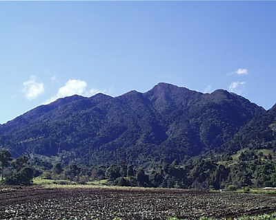 Volcan Baru highest point in the Republic of Panama